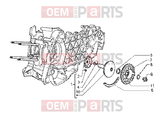 PIAGGIO Engine » Driving pulley