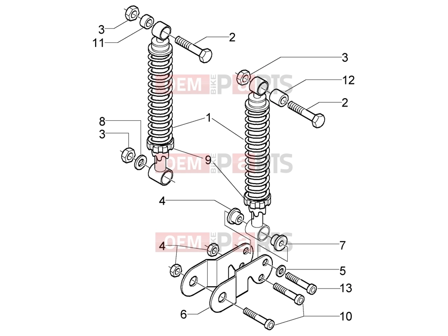 PIAGGIO Suspensions-Wheels » Dampers