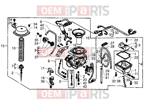 PIAGGIO Engine » Carburettor