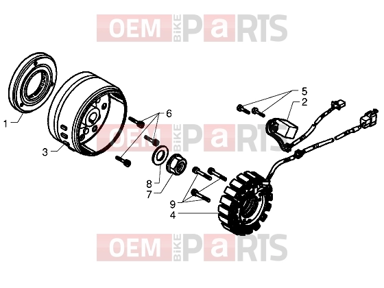 PIAGGIO Engine » Flywheel magneto