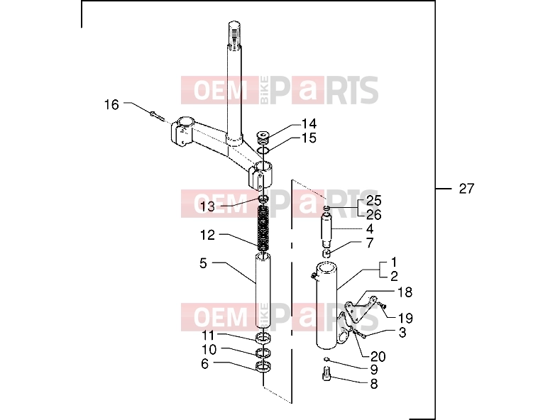 PIAGGIO Suspensions-Wheels » Fork
