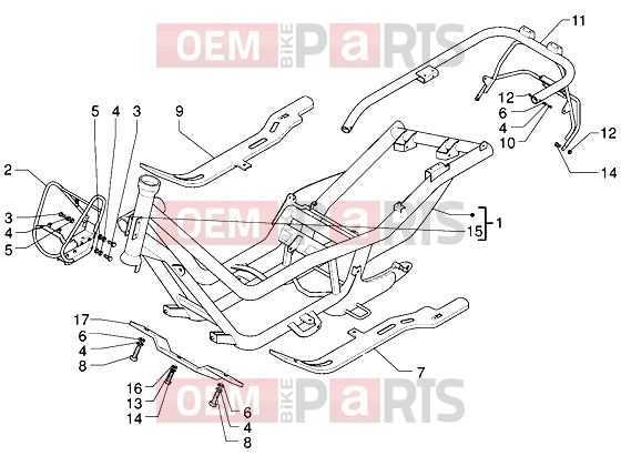 PIAGGIO Chassis » Frame