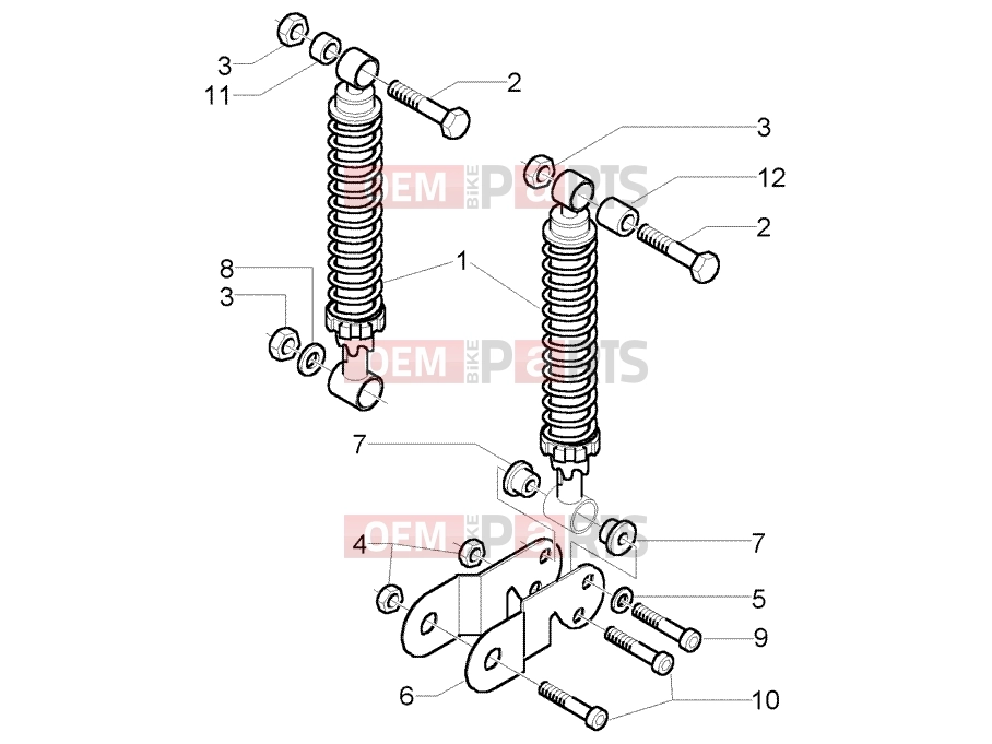 PIAGGIO Suspensions-Wheels » Dampers