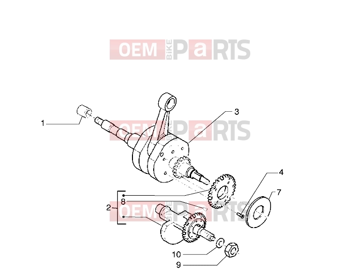 PIAGGIO Engine » Crankshaft
