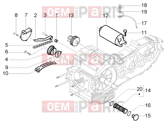 PIAGGIO Engine » Oil  Pump-Electric Starter