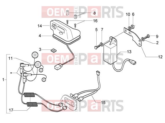 PIAGGIO elektromos rendszer » handsfree kit
