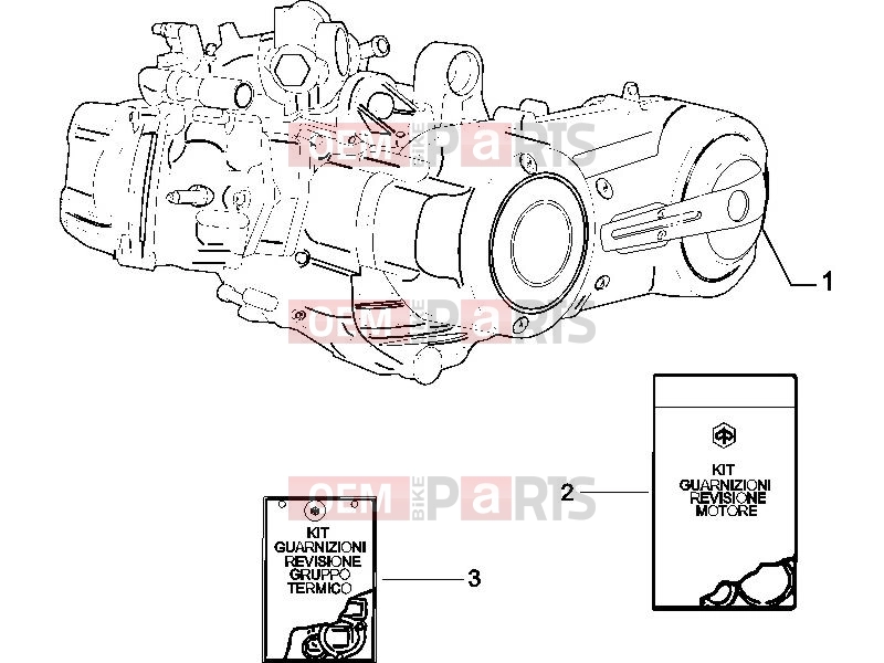 PIAGGIO X9 500 Evolution (USA) Engine » Engine, assembly