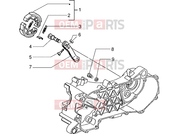 PIAGGIO Engine » Brake lever