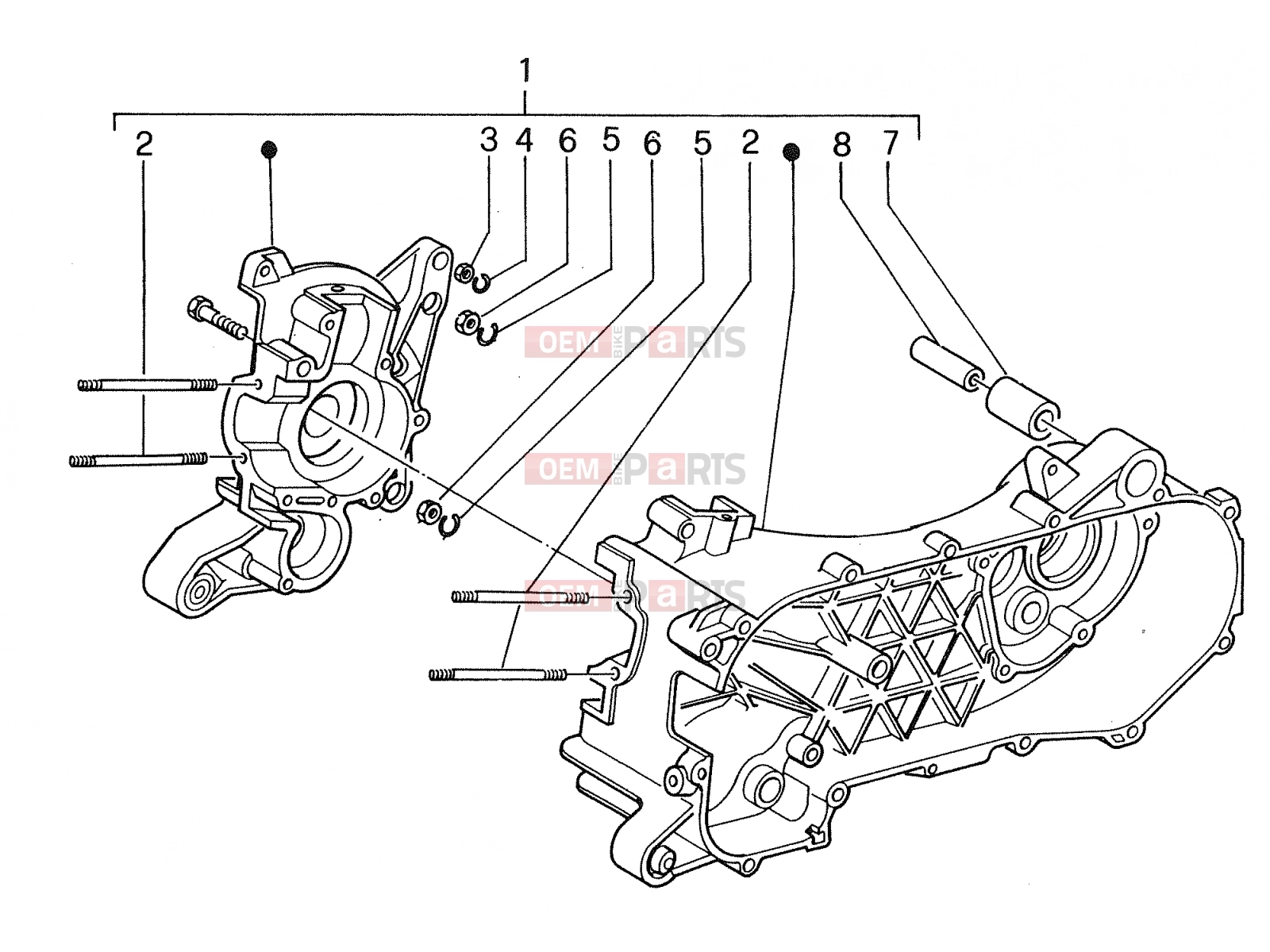 PIAGGIO Engine » Crank-case
