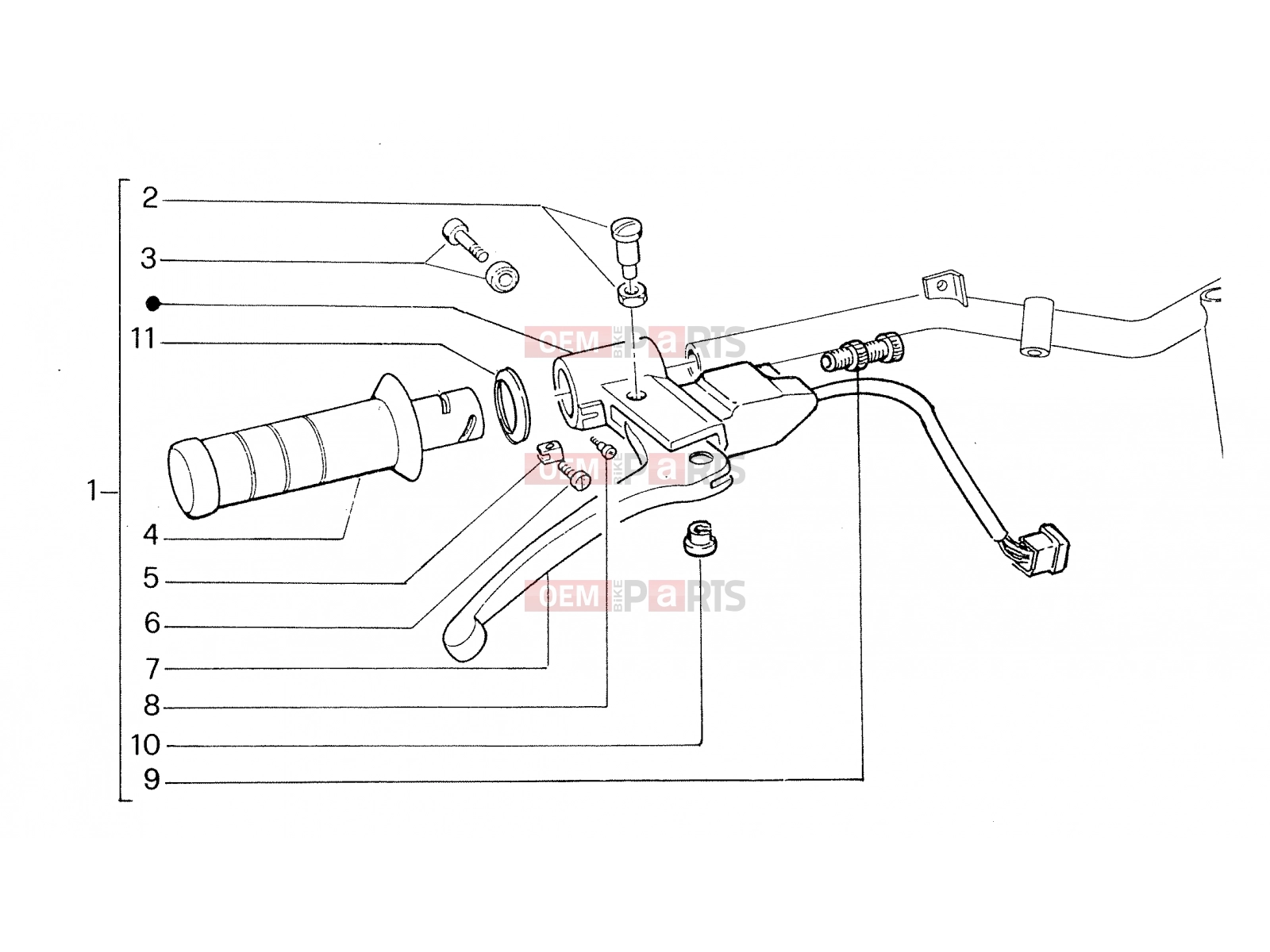 PIAGGIO Handlebar - Controls » Electrical systems