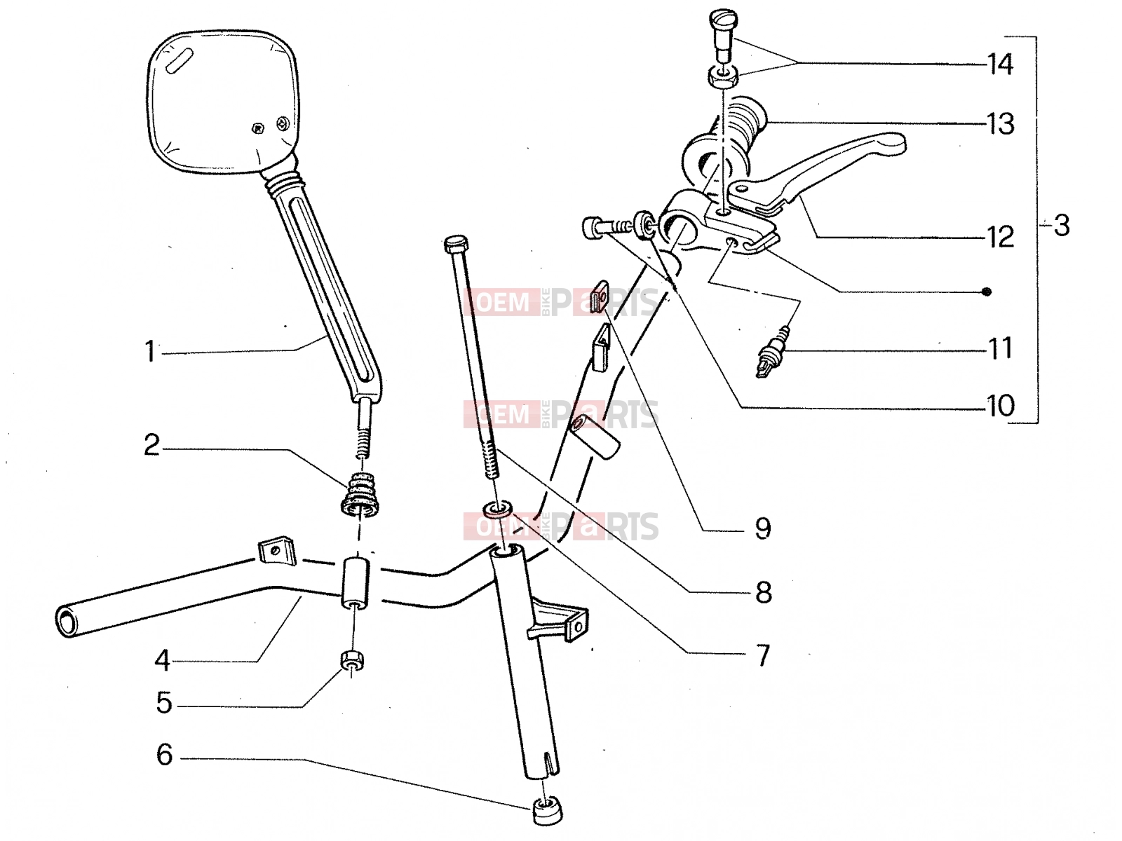 PIAGGIO Handlebar - Controls » Electrical systems