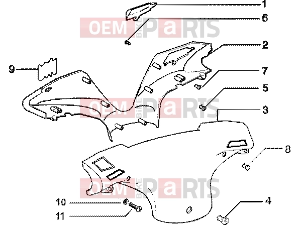 PIAGGIO Handlebars » Handlebar covers