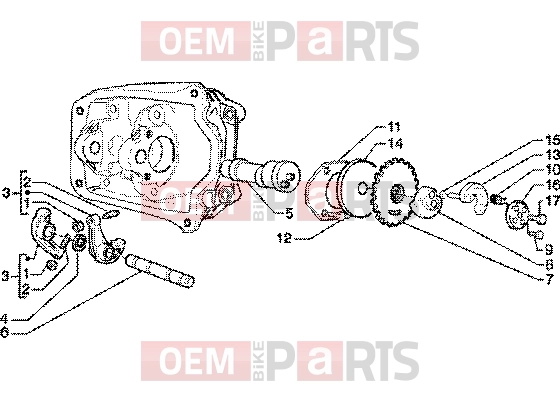PIAGGIO Engine » Rocker levers support