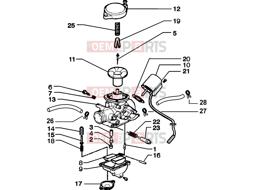 PIAGGIO Engine » Carburettor