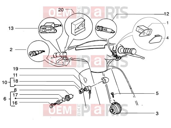 PIAGGIO Electrical system » Electrical device