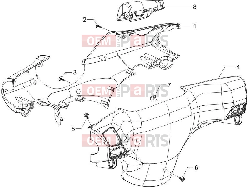 PIAGGIO Zip 50 4T Handlebars/Steering » Handlebars coverages