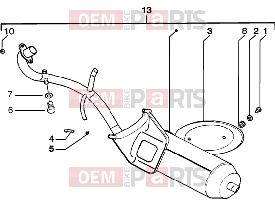 PIAGGIO Engine » Catalytic silencer