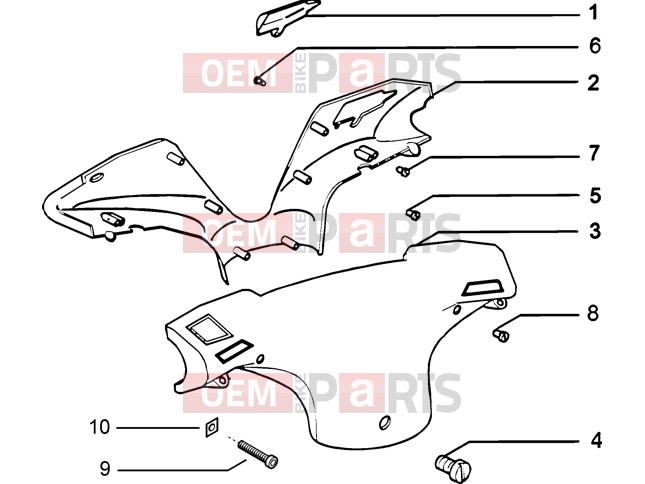 PIAGGIO Handlebars » Handlebar covers