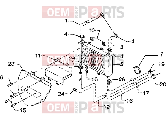 PIAGGIO Chassis » Cooling system