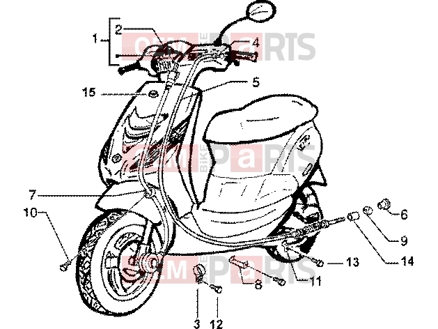 PIAGGIO bowdenek » electrical devices