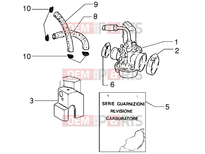 PIAGGIO Engine » Carburettor