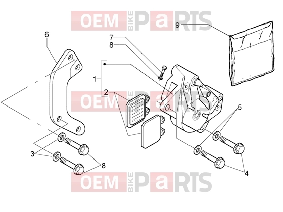 PIAGGIO Transmissions » Calipers