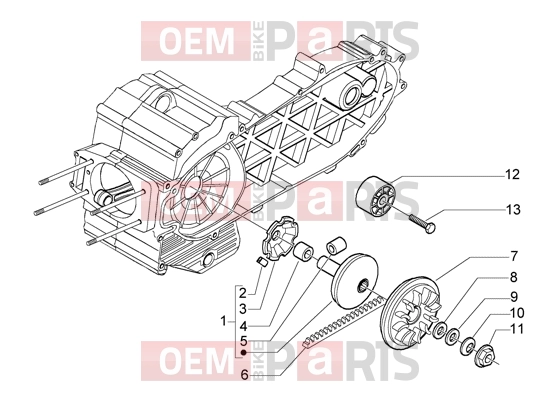 PIAGGIO Engine » Driving pulley