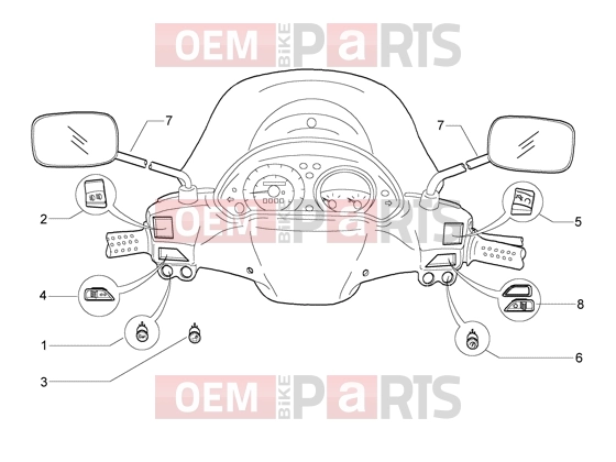 PIAGGIO Electrical system » Electric controls