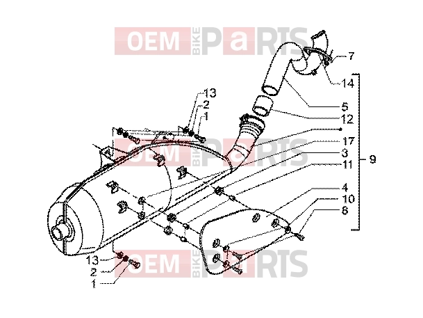 PIAGGIO Chassis » Silencer