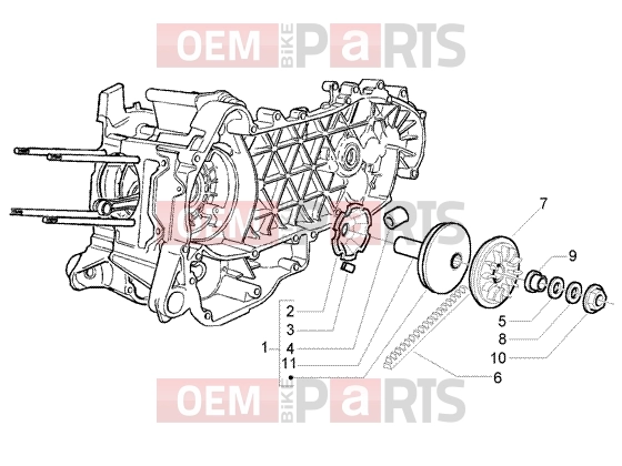PIAGGIO Engine » Driving pulley