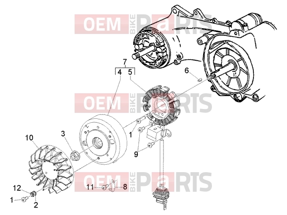 PIAGGIO Engine » Flywheel magneto