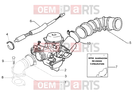 PIAGGIO Engine » Carburettor