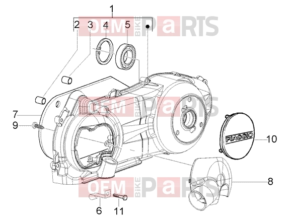 PIAGGIO Engine » Crankcase cooling