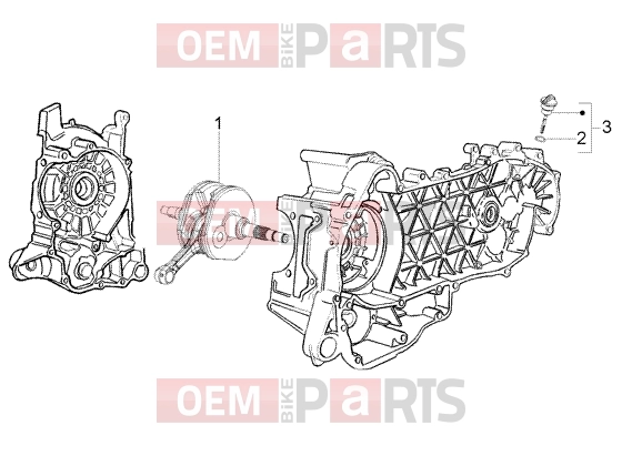 PIAGGIO Engine » Crankshaft