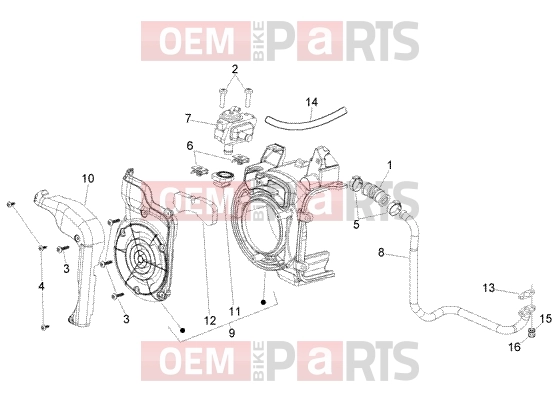 PIAGGIO Engine » Secondary air box