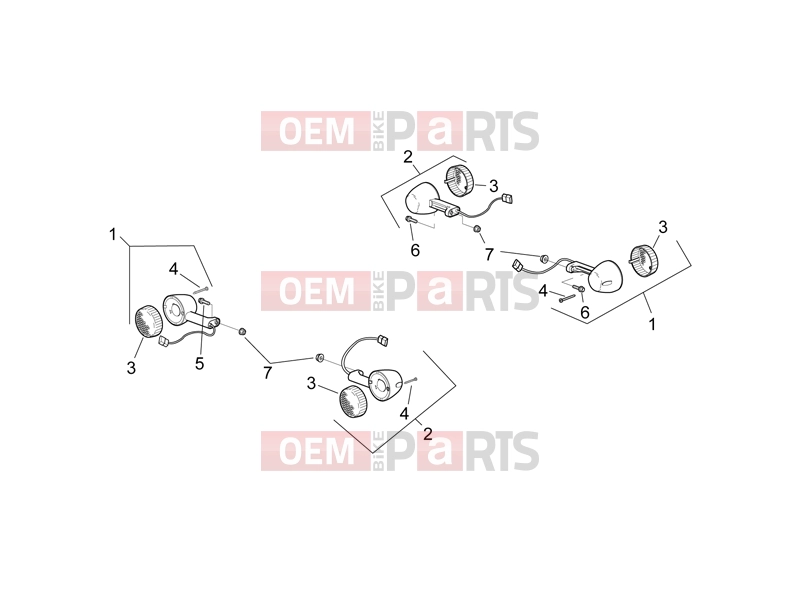 APRILIA RSV 1000 FRAME » Turn indicators