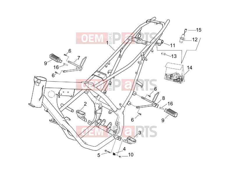 APRILIA MX 50 FRAME » Frame