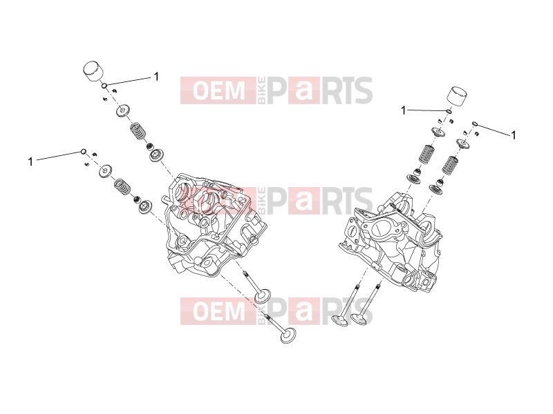 APRILIA MXV 450 Cross ENGINE » Valves pads