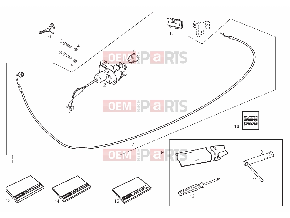 derbi Atlantis 50 2T Tables » Special tools
