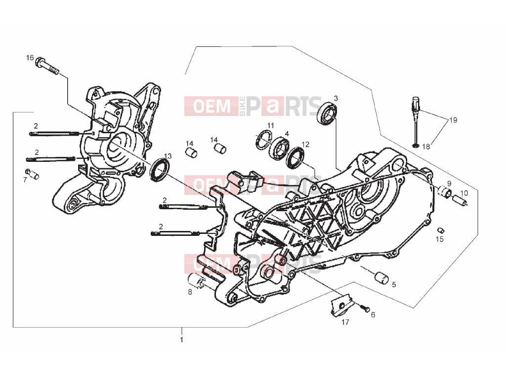 derbi Atlantis 50 4T Tables » Carters