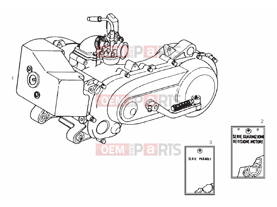 derbi Atlantis 50 2T Bullet Tables » Engine