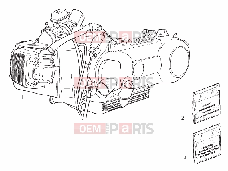 derbi Boulevard 125-150 4T Tables » Engine