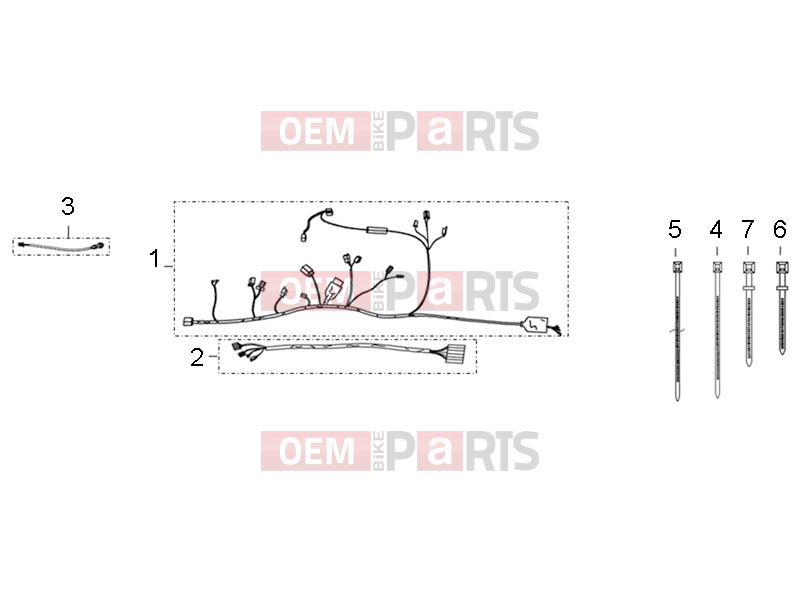 derbi ETX 150 Frame » Wiring
