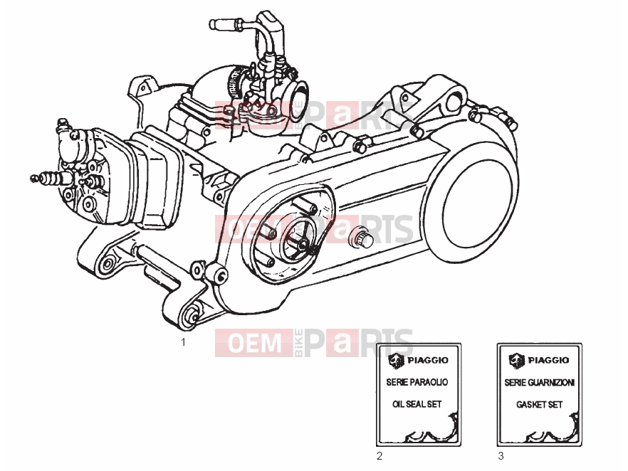derbi GP1 50 Tables » Engine