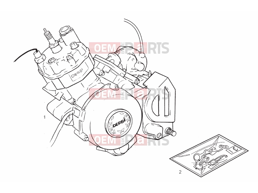 derbi GPR 50 Replica Racing Tables » Engine