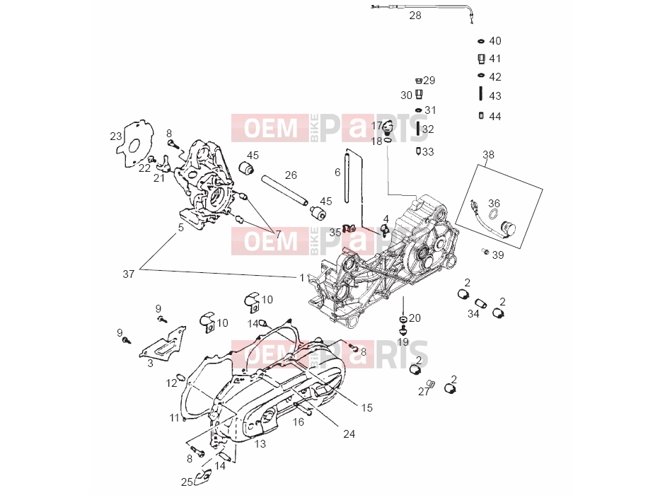 derbi QUAD DFW 50 Tables » Carters