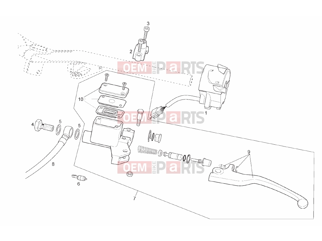 derbi Rambla 125-250 Tables » Controls