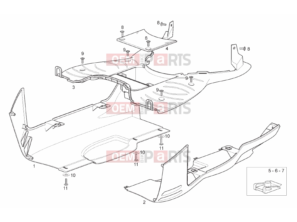 derbi Rambla 125-250 Tables » Frame