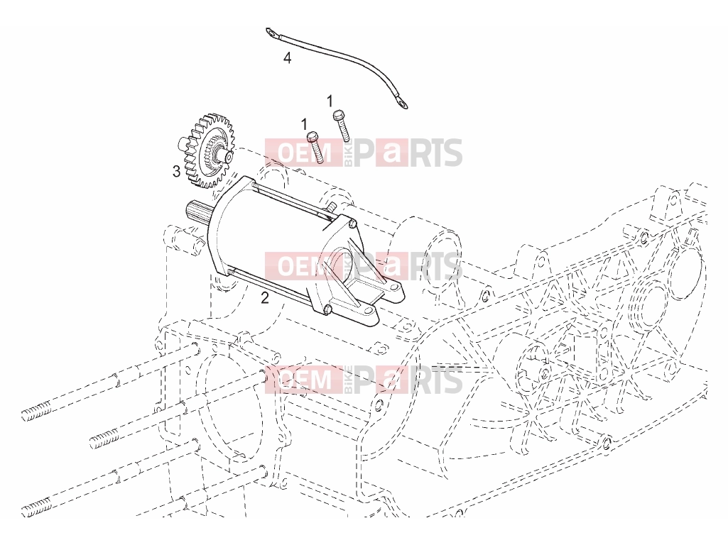 derbi Rambla 300 Tables » Starter motor