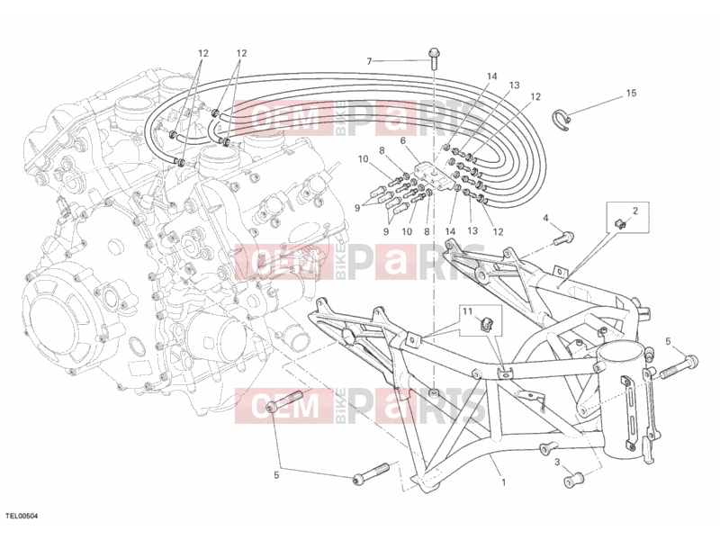 DUCATI 2008 DESMOSEDICI RR FRAME » FRAME
